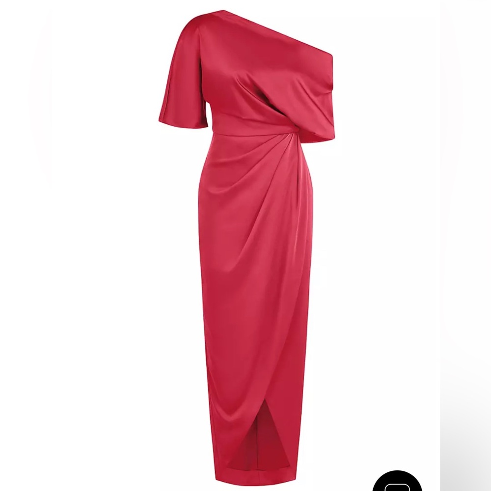 **EUC**  Theia -Rayna one shoulder gown